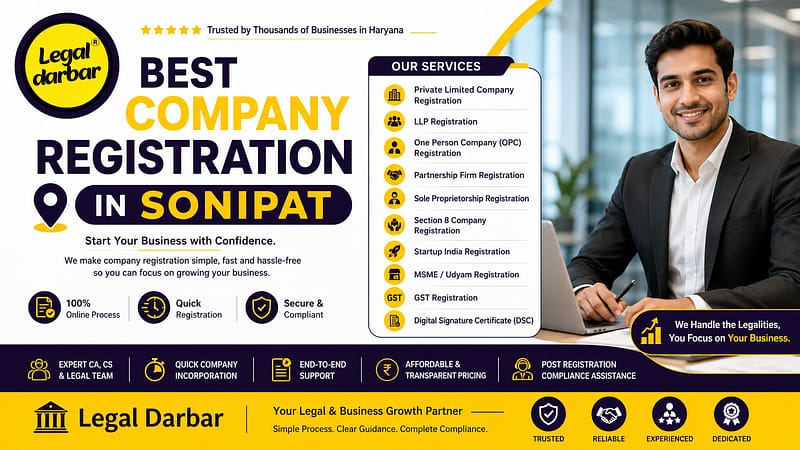 best company registration in sonipat