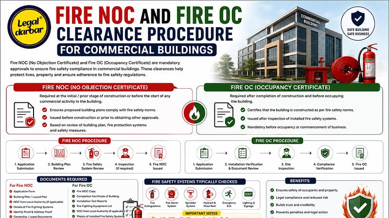 Fire NOC and Fire OC Clearance Procedure for Commercial Buildings